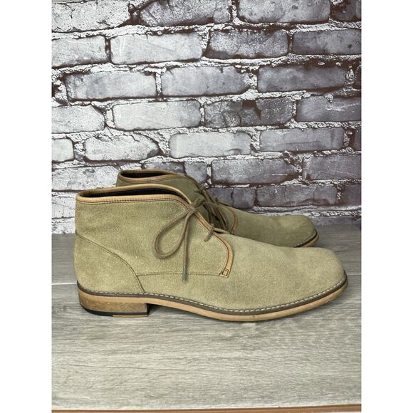 Wolverine 1883 Taupe Suede Leather Desert Lace Chukka Boots Men’s Sz 45EU/12M US - Picture 8 of 16